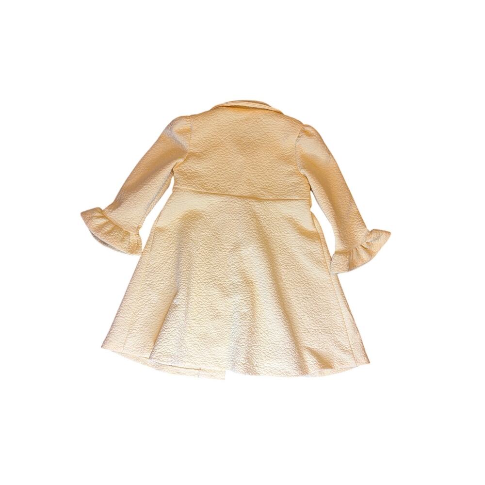 Bonnie Baby Yellow Pastel Spring Coat Size 24 Months - Picture 5 of 5